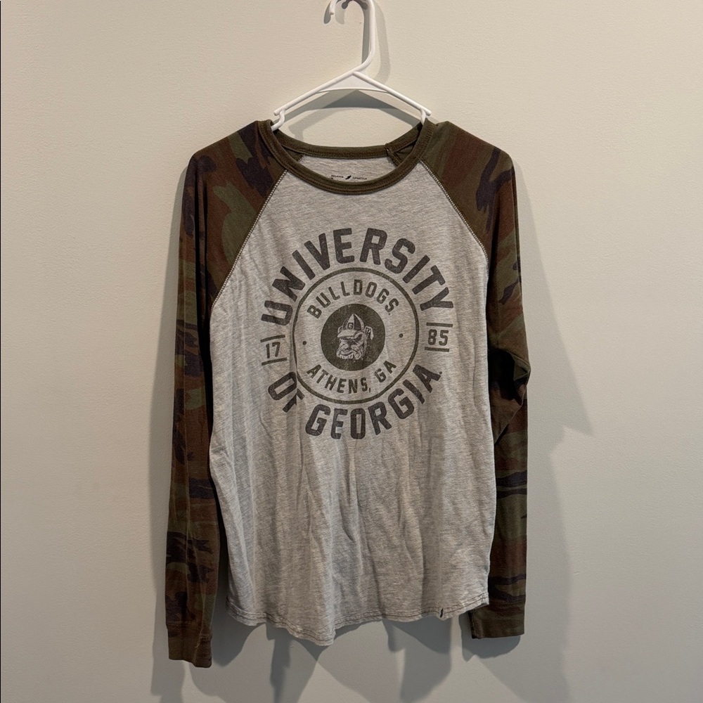League Olive and Gray Relaxed Fit Shirt